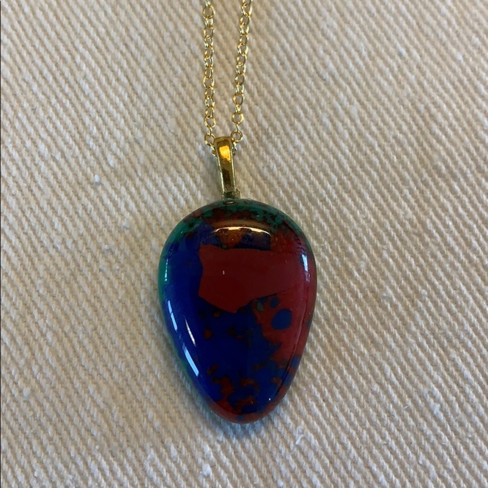 Glass fused pendent